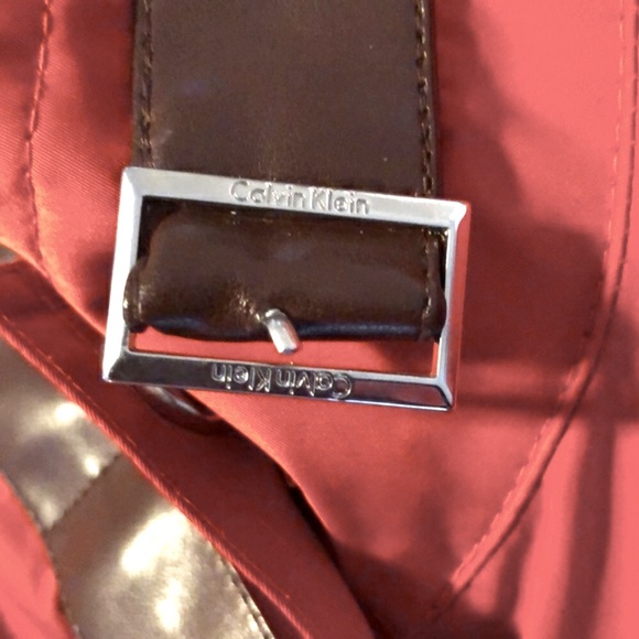 Calvin Klein Rain Coat - Jacket - Burnt Orange - Windbreaker - Medium - Picture 14 of 16